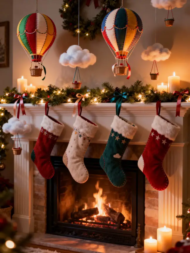Hot Air Balloon Christmas Tree Decoration Ideas