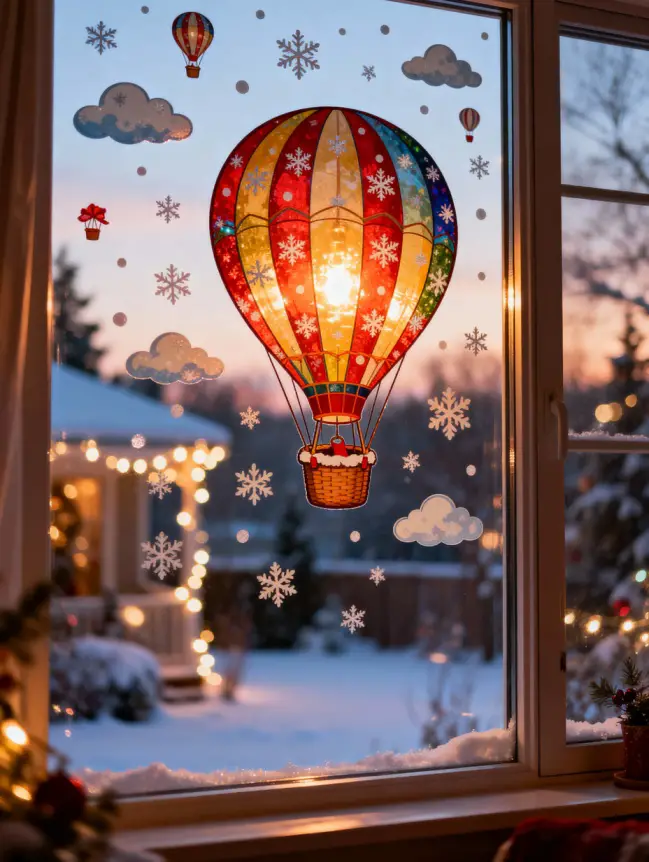 Hot Air Balloon Christmas Tree Decoration Ideas