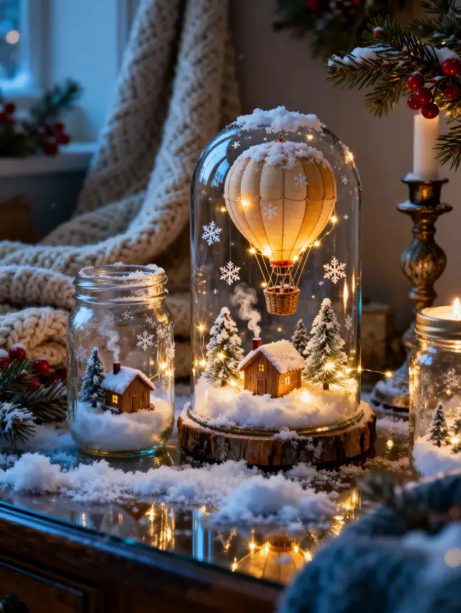 Hot Air Balloon Christmas Tree Decoration Ideas
