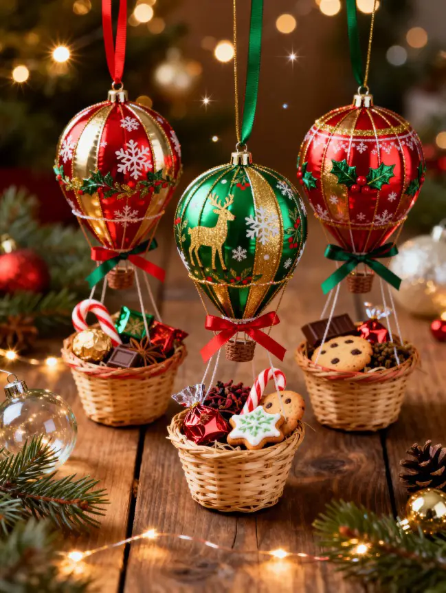 Hot Air Balloon Christmas Tree Decoration Ideas