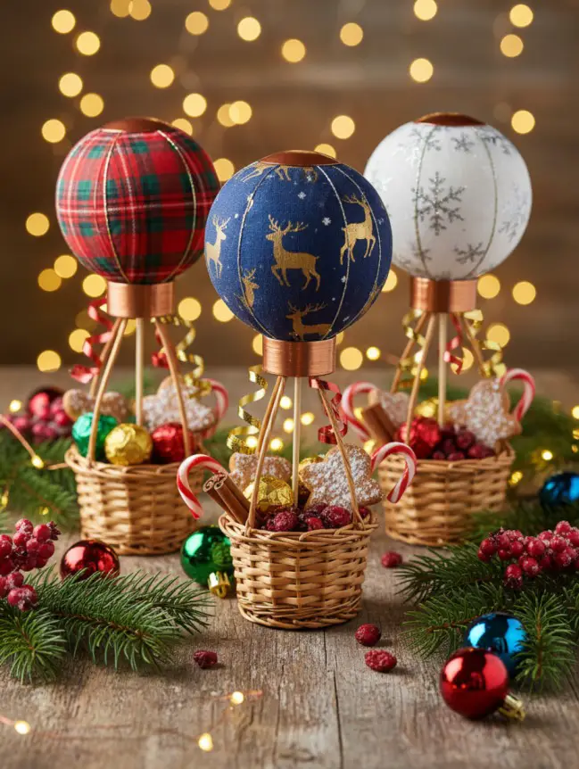 Hot Air Balloon Christmas Tree Decoration Ideas