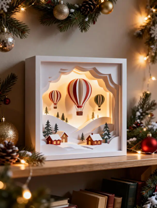 Hot Air Balloon Christmas Tree Decoration Ideas
