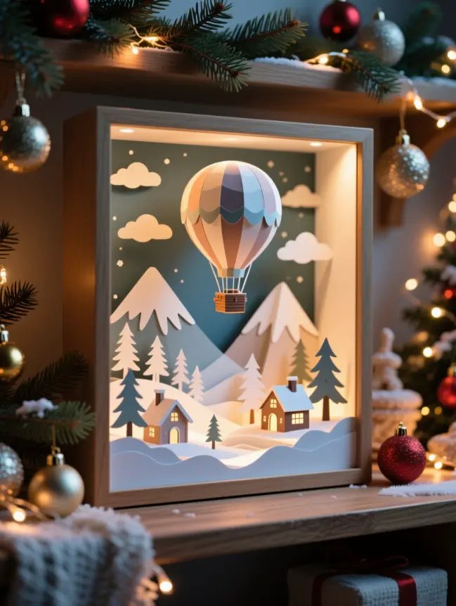 Hot Air Balloon Christmas Tree Decoration Ideas