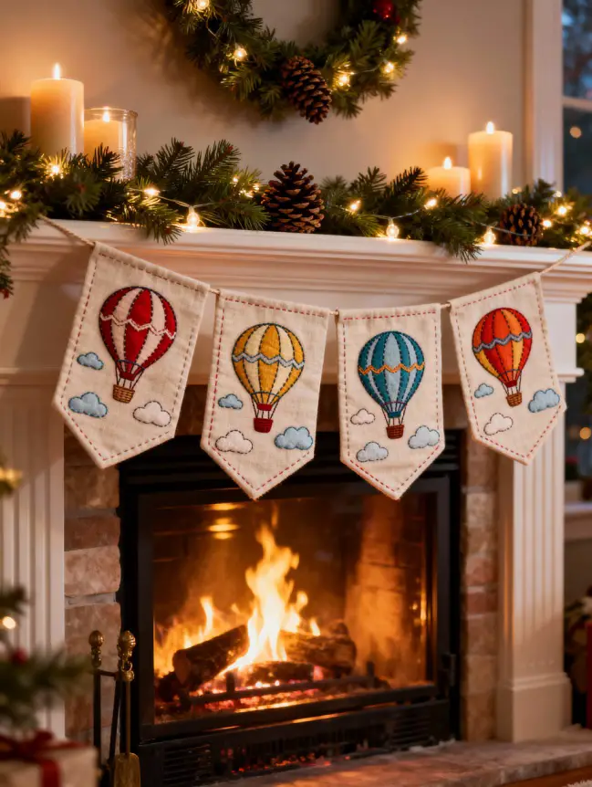 Hot Air Balloon Christmas Tree Decoration Ideas