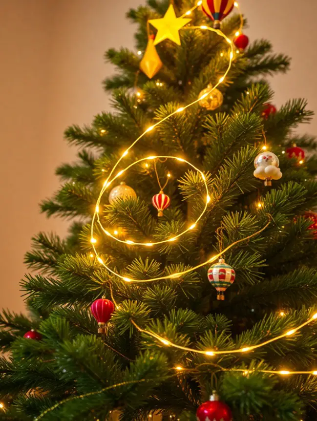 Hot Air Balloon Christmas Tree Decoration Ideas
