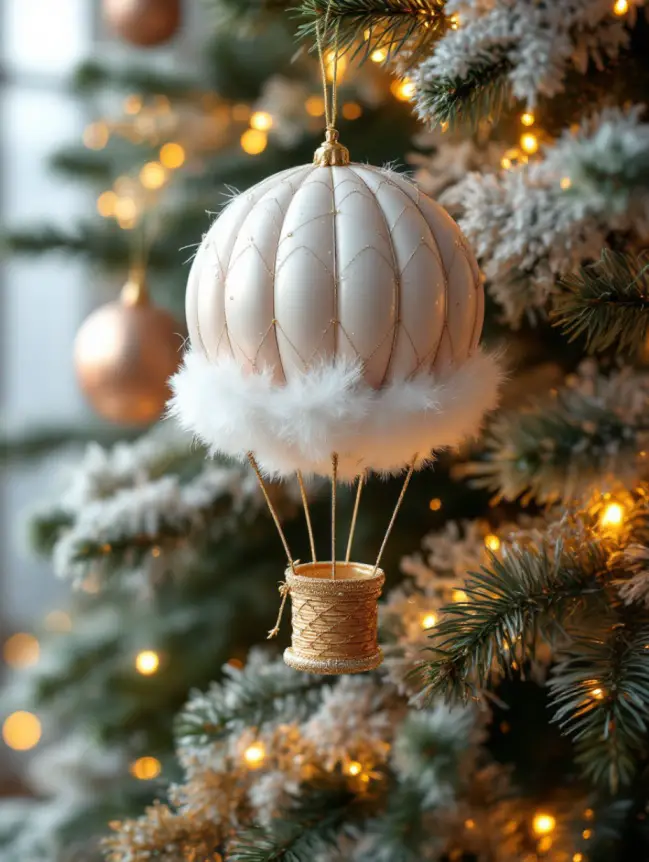 Hot Air Balloon Christmas Tree Decoration Ideas