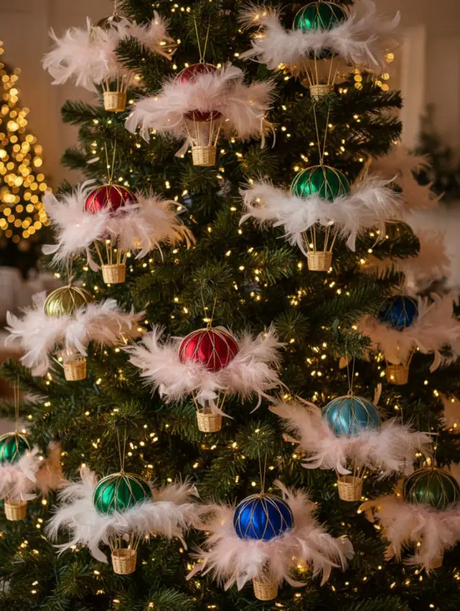 Hot Air Balloon Christmas Tree Decoration Ideas