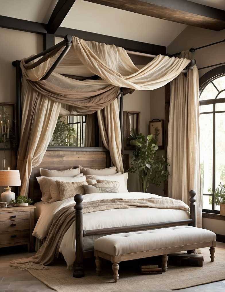 Master Bedroom Decorating Ideas with Iron Beds