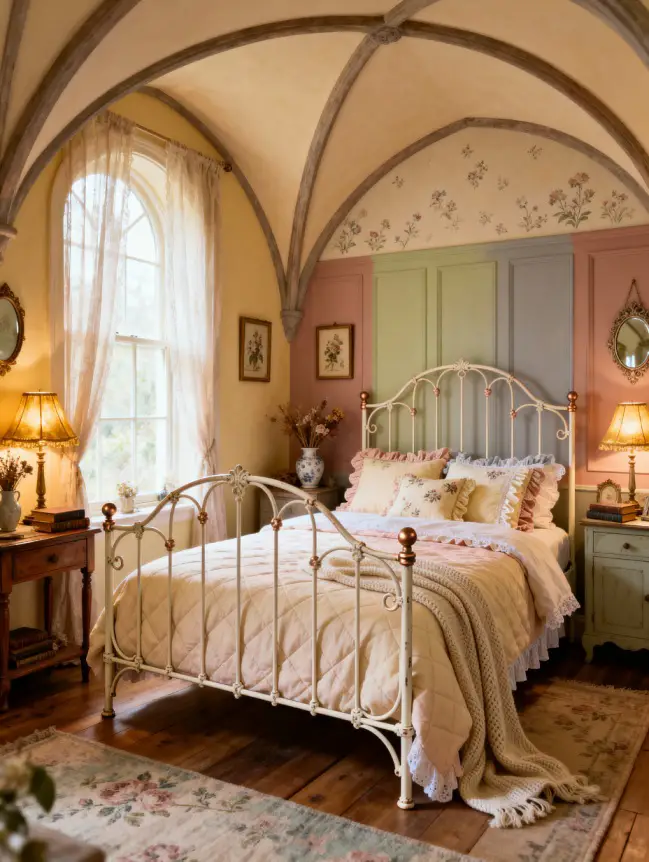 Master Bedroom Decorating Ideas with Iron Beds