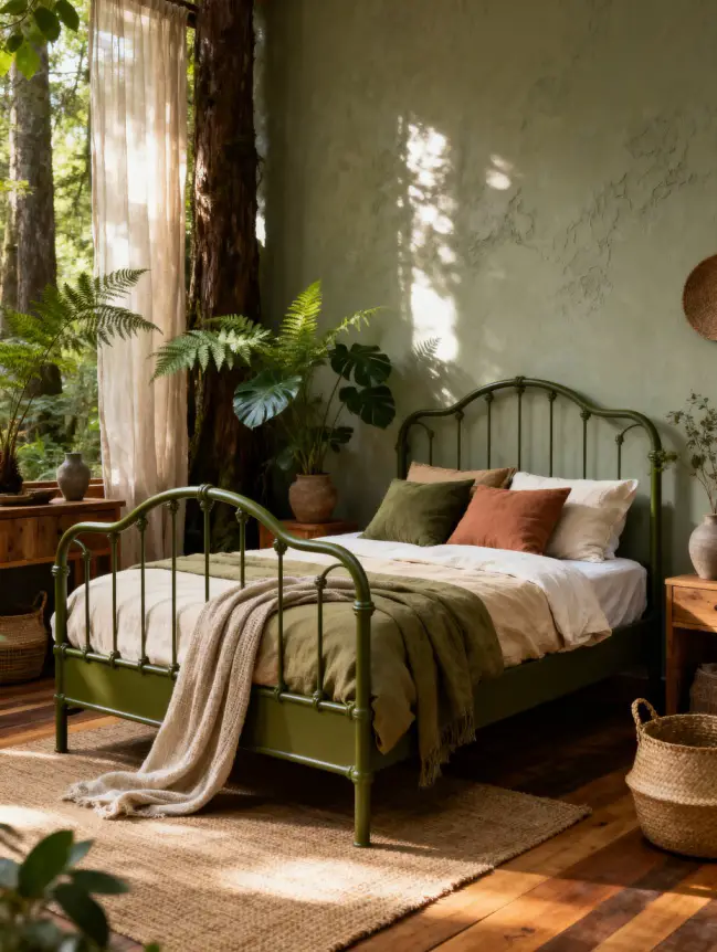 Master Bedroom Decorating Ideas with Iron Beds