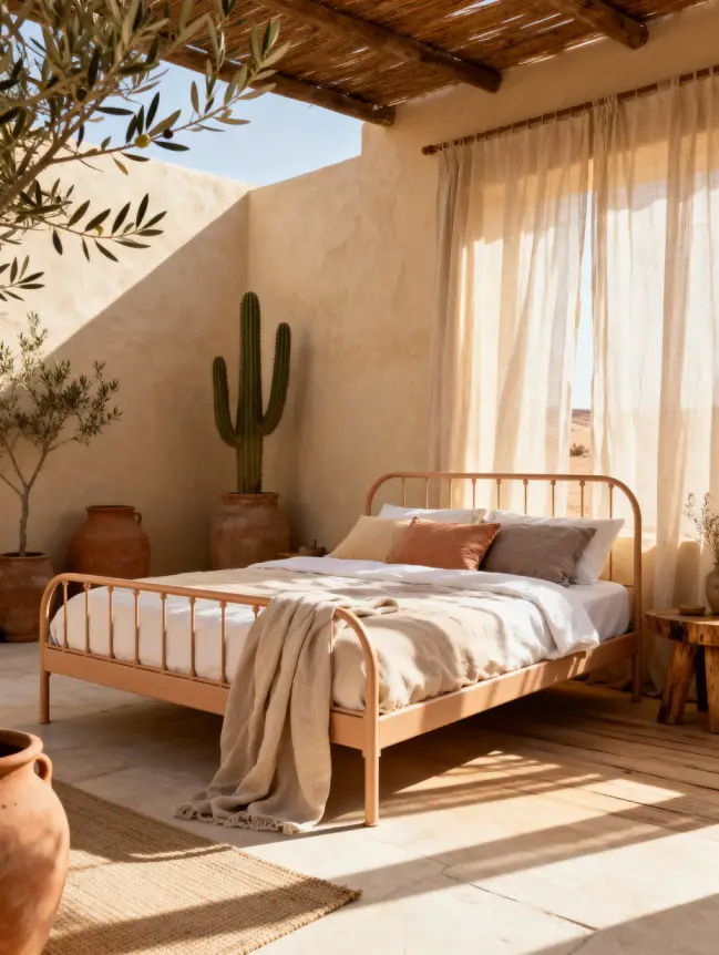 Master Bedroom Decorating Ideas with Iron Beds