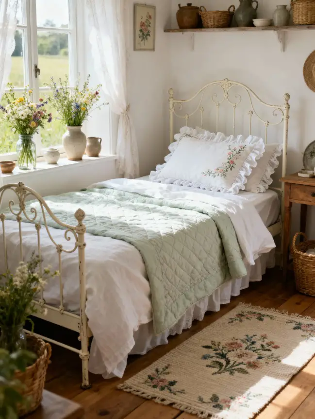 Master Bedroom Decorating Ideas with Iron Beds