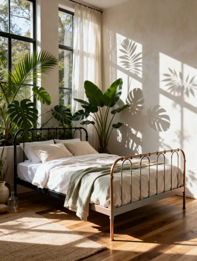 Master Bedroom Decorating Ideas with Iron Beds