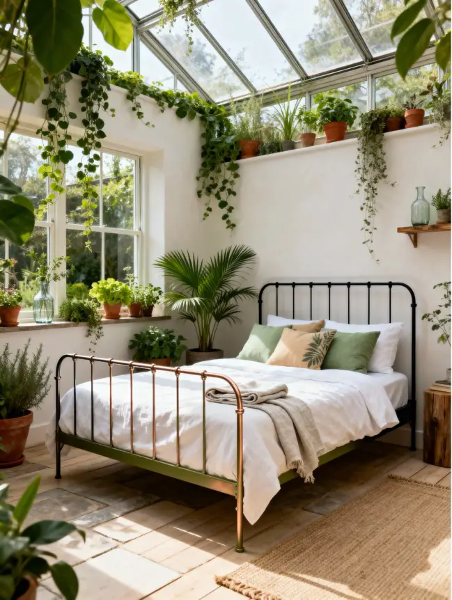 Master Bedroom Decorating Ideas with Iron Beds