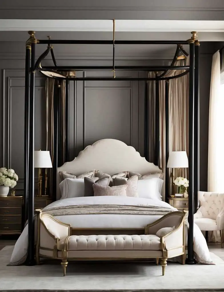 Master Bedroom Decorating Ideas with Iron Beds