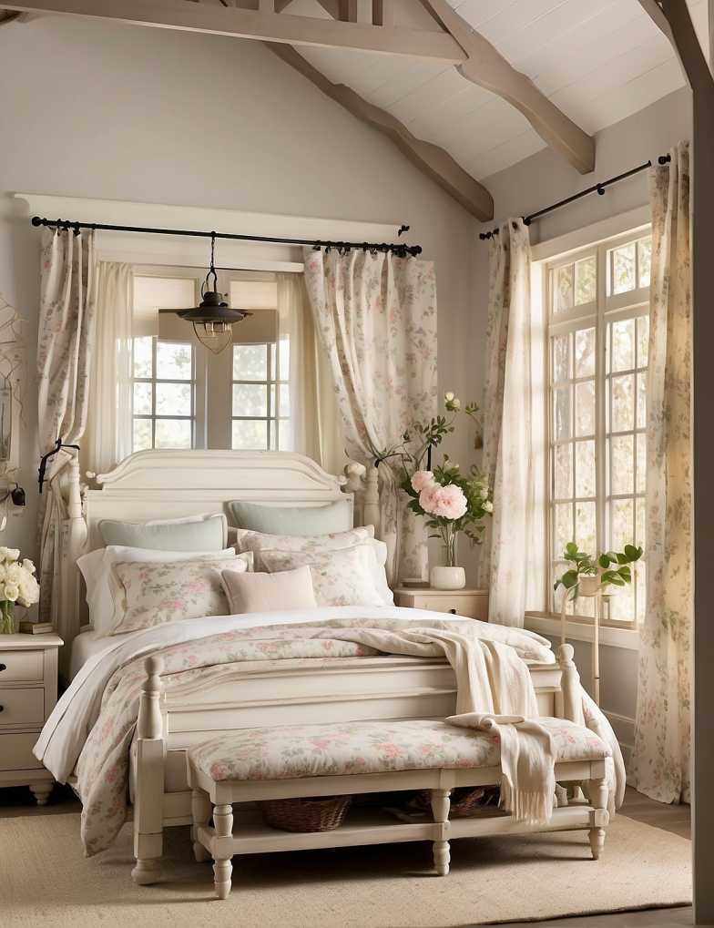 Master Bedroom Decorating Ideas with Iron Beds