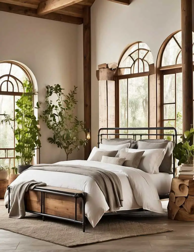 Master Bedroom Decorating Ideas with Iron Beds