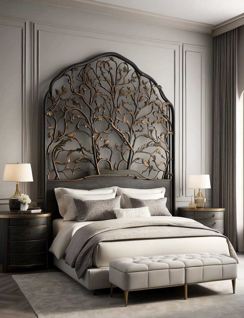 Master Bedroom Decorating Ideas with Iron Beds