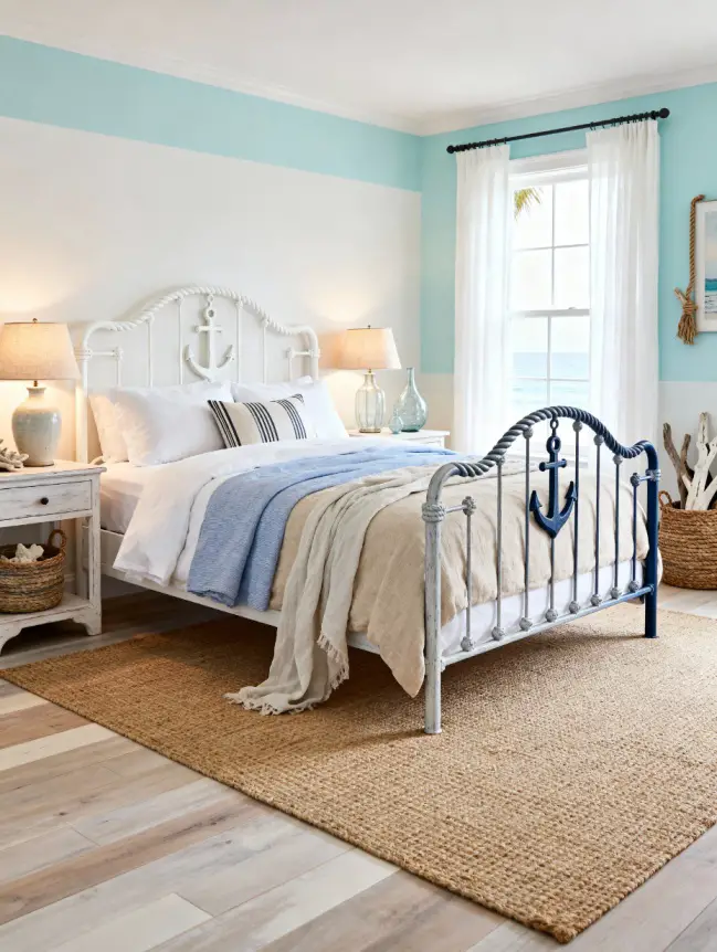 Master Bedroom Decorating Ideas with Iron Beds