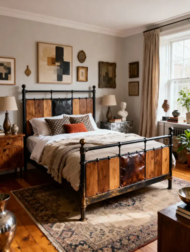 Master Bedroom Decorating Ideas with Iron Beds