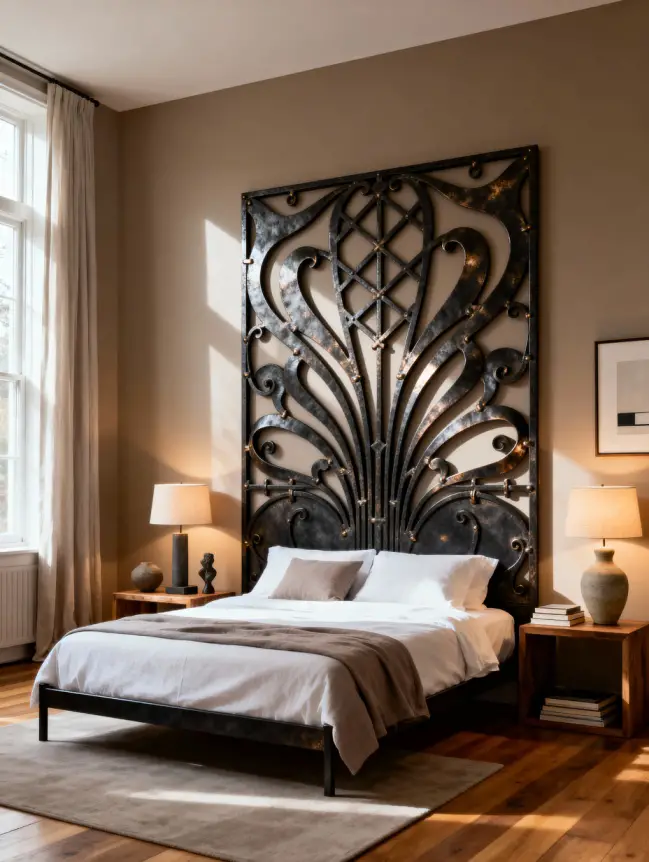 Master Bedroom Decorating Ideas with Iron Beds