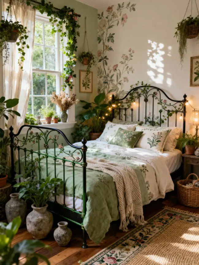 Master Bedroom Decorating Ideas with Iron Beds