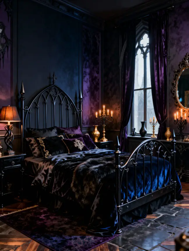 Master Bedroom Decorating Ideas with Iron Beds