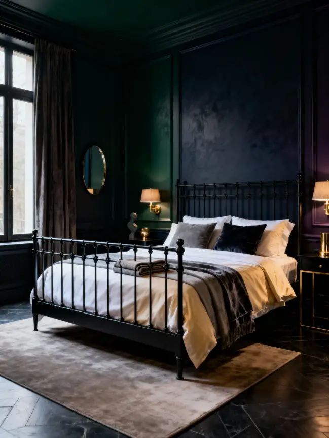Master Bedroom Decorating Ideas with Iron Beds