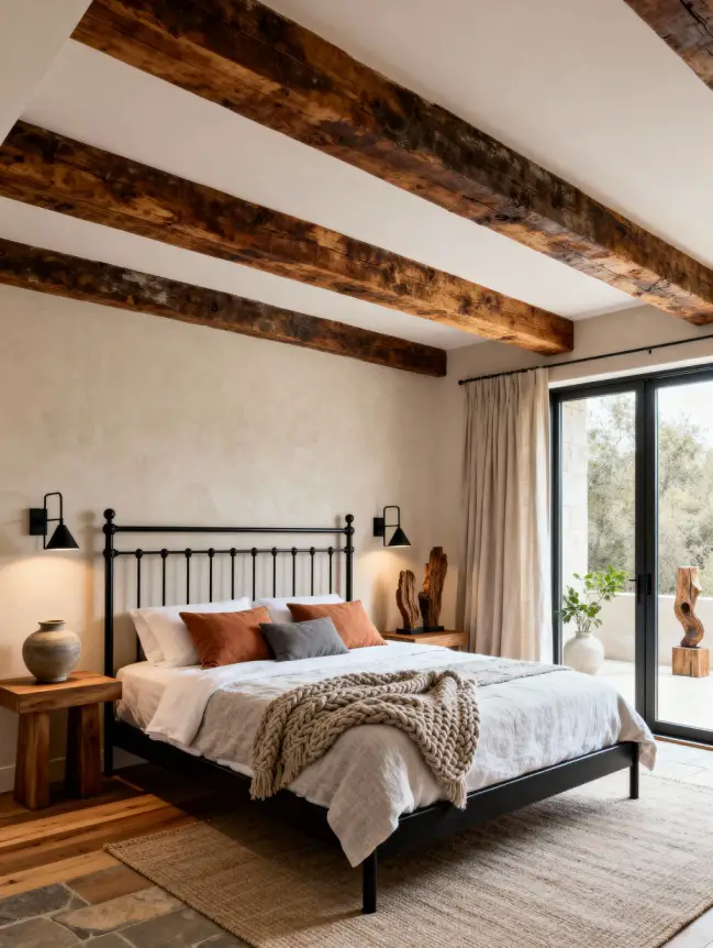 Master Bedroom Decorating Ideas with Iron Beds