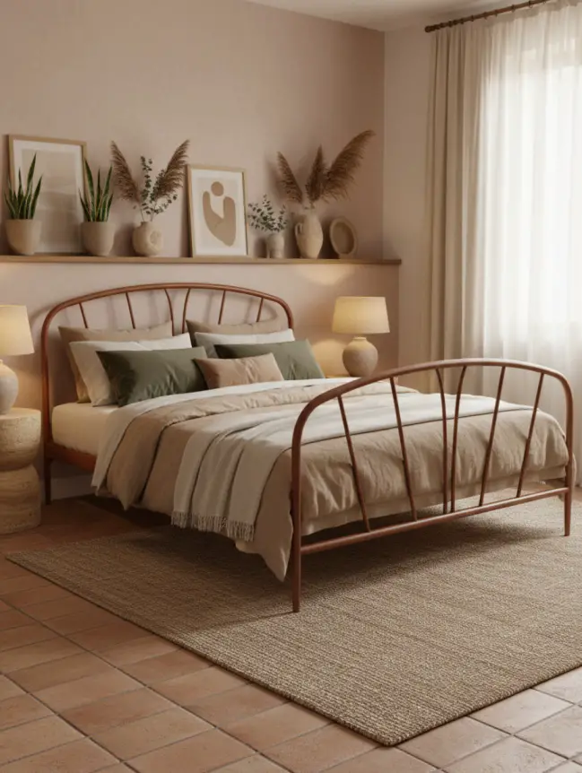 Master Bedroom Decorating Ideas with Iron Beds
