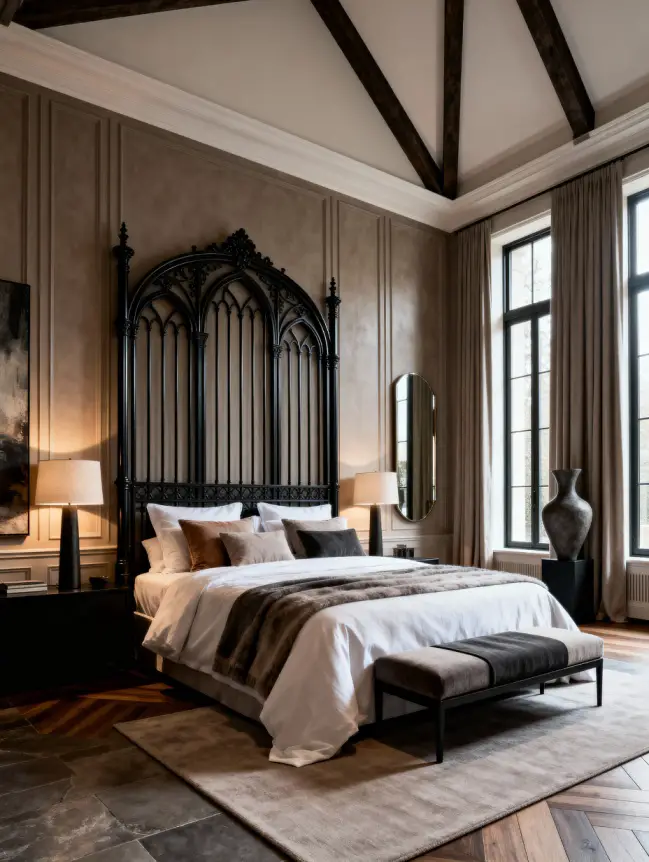 Master Bedroom Decorating Ideas with Iron Beds