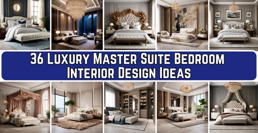 Luxury Master Suite Bedroom Interior Design Ideas