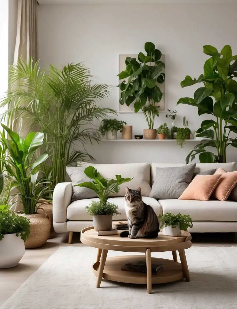 64 CatFriendly Living Room Design Ideas