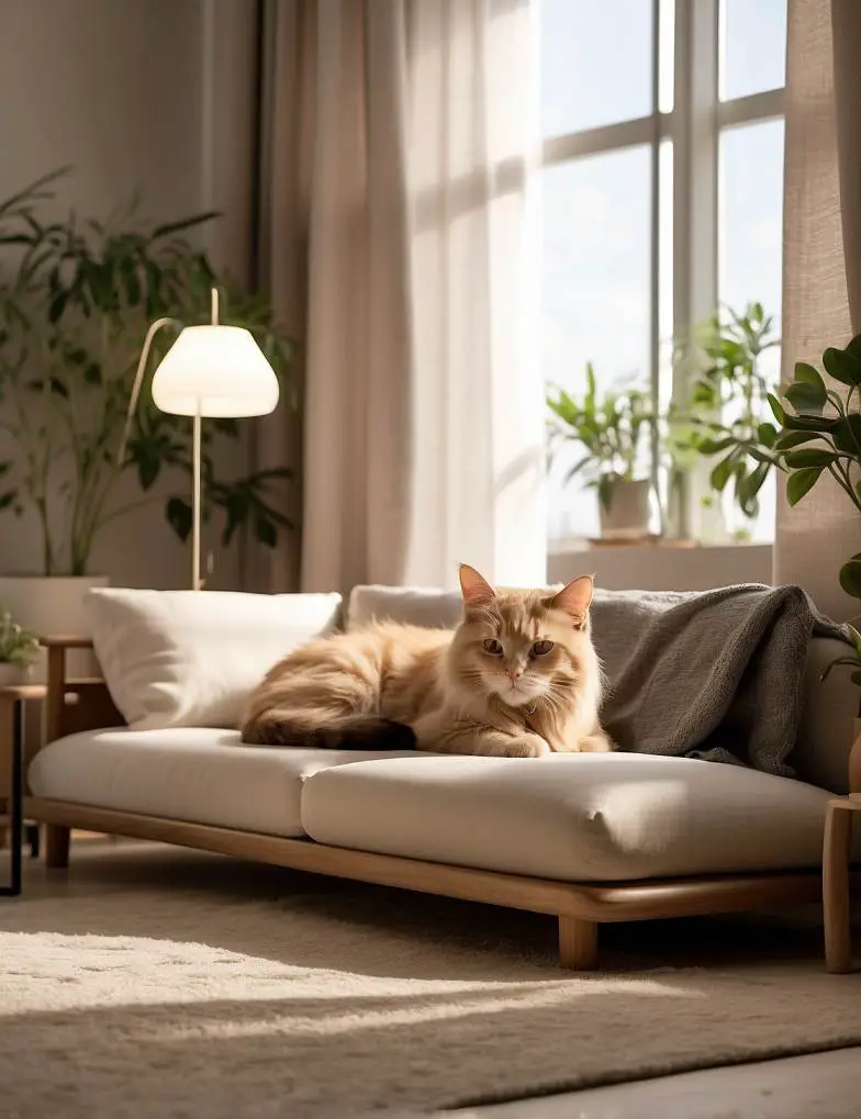 Cat-Friendly Living Room Design Ideas