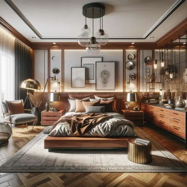 Stunning Cherry Wood Bedroom Decorating Ideas