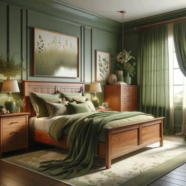 Stunning Cherry Wood Bedroom Decorating Ideas