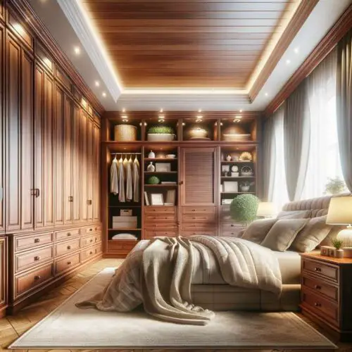 Stunning Cherry Wood Bedroom Decorating Ideas