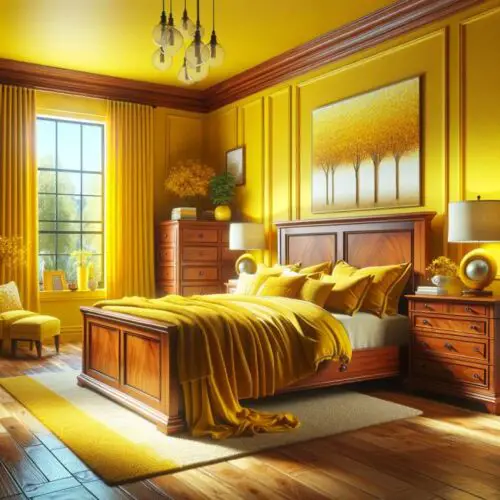 Stunning Cherry Wood Bedroom Decorating Ideas