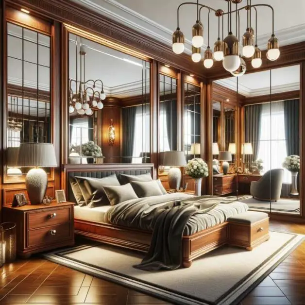 Stunning Cherry Wood Bedroom Decorating Ideas