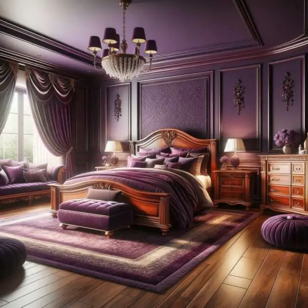 Stunning Cherry Wood Bedroom Decorating Ideas