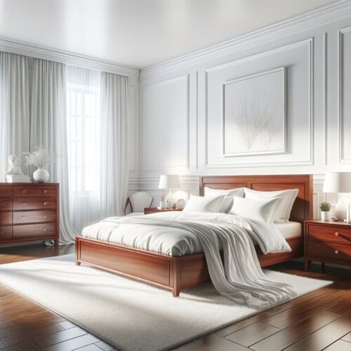 Stunning Cherry Wood Bedroom Decorating Ideas