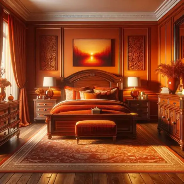 Stunning Cherry Wood Bedroom Decorating Ideas