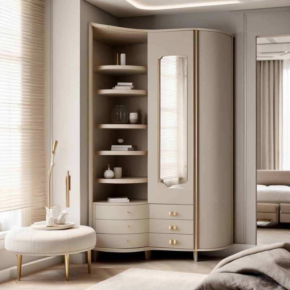 Corner Furniture Bedroom Storage Ideas