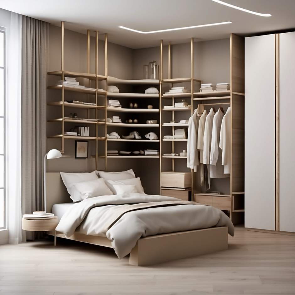 Corner Furniture Bedroom Storage Ideas