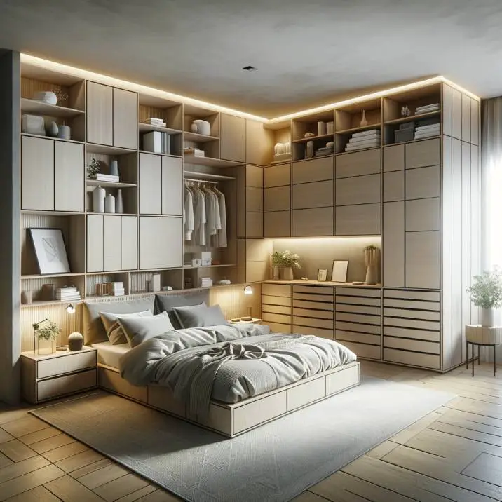 Corner Furniture Bedroom Storage Ideas