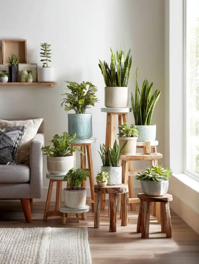 Indoor Garden Ideas in the Living Room