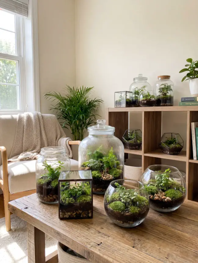 Indoor Garden Ideas in the Living Room