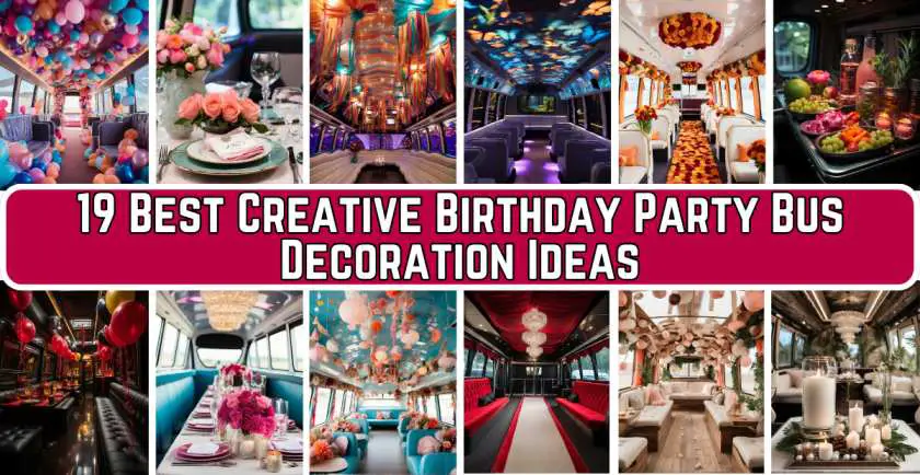 Birthday Party Bus Decoration Ideas