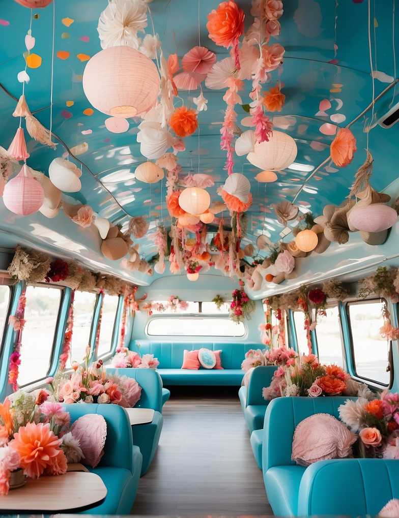 Birthday Party Bus Decoration Ideas