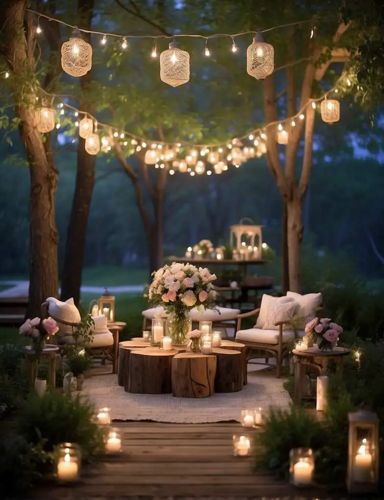 Rustic Backyard Wedding Decor Ideas